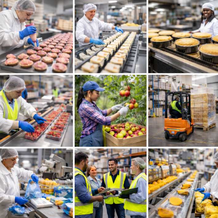 Logistic temporary agency workers