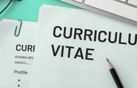How to structure a cv